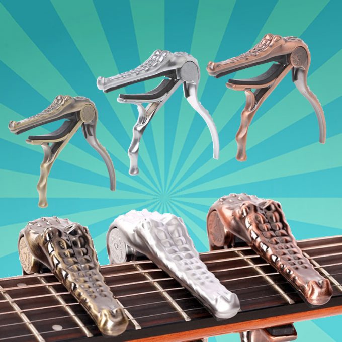 Gitaar capo krokodil voor elektrische of akoestische gitaar